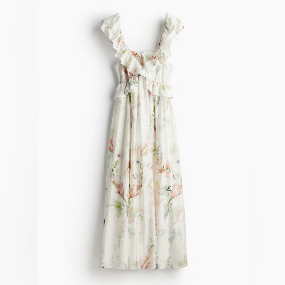 Floral Ruffle Dress - Picture 2 of 13
